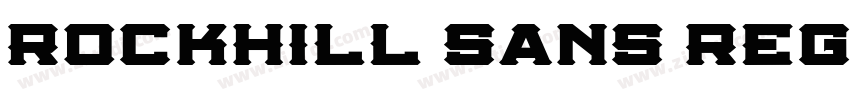 Rockhill Sans Regula字体转换